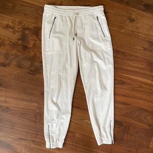 Athleta White Track Pants